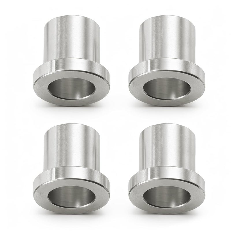 Swilpool 4 Pack 5/8" to 12mm Adapter Sleeve Bearing Reducer Bushing for Mini Bike Axle - Galvanized Iron - Image 1